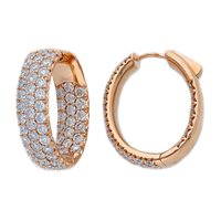 Orecchini Gazzola Gioielli Donna in Oro rosa Diamante 3.16 Ct 273211BR - 273211BR